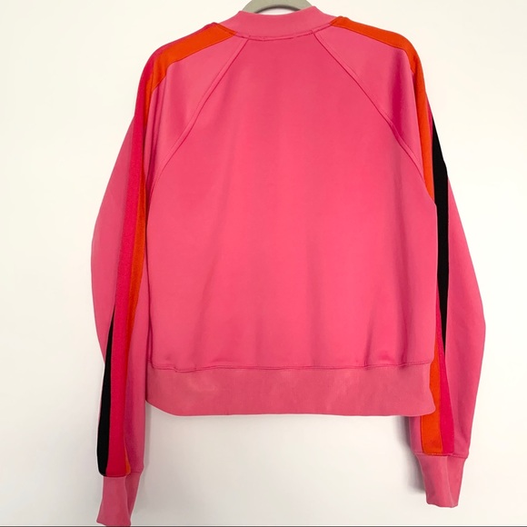 Pam & Gela Pink Crop Track Jacket / Side Stripes - Picture 7 of 11